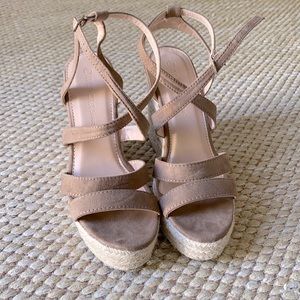 Tan Wedges